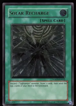 Solar Recharge LODT-EN052 Ultimate Rare EURO BEAUTIFUL Yu-Gi-Oh - Image 1