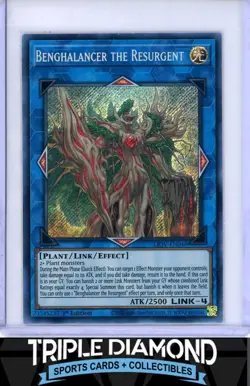 Yu-Gi-Oh! LIOV-EN048 Benghalancer the Resurgent - Secret Rare 1st Ed J40 - Image 1