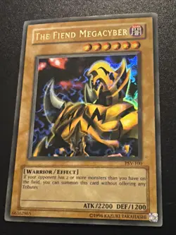 The Fiend Megacyber PSV-100 Ultra Rare MP Yugioh Vintage - Image 1