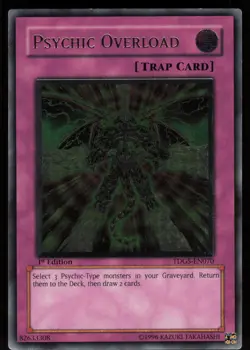 Psychic Overload TDGS-EN070 Ultimate Rare EURO 1st Edition Yu-Gi-Oh - Image 1