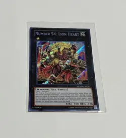 Yu-Gi-Oh! Number 54: Lion Heart #NUMH-EN026 Secret Rare (NM) - Image 1
