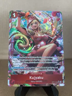 One Piece A Fist Of Devine Speed Kujyaku OP11-004 Alt Art - Image 1