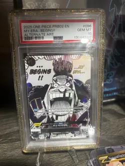 One Piece Prb02 My Era Begins!! Alt Art Manga Psa10 - Image 1