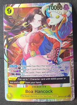 2026 One Piece The Azure Sea's Seven Boa Hancock #OP14-112 NM - Image 1