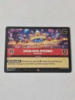 Disney Lorcana Shimmering Skies Sugar Rush Speedway Starting Line Non Foil - Image 1
