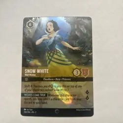 Snow White Well Wisher Enchanted 206/204 Rise of the Floodborn Disney Lorcana NM - Image 2