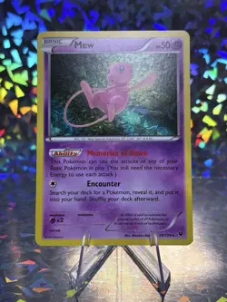Mew - 29/124 - Holo Rare Fates Collide Set - Pokemon Card - NM HOLO BLEED - Image 2
