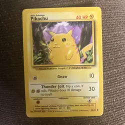 Pikachu - Base Set - 58/102 - Pokemon Card - Image 1