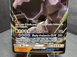Pokemon TCG Onix GX 36/68 Hidden Fates Ultra Rare Holo Card (NM) - Image 3