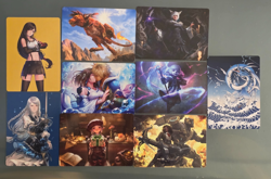 Lot of 9x Beautiful Final Fantasy Magic the Gathering Art Cards NM - Image 1
