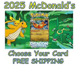 Pokemon McDonald's 2025 Dragon Discovery: Complete Your Set, Choose Your Card! - Image 1