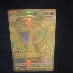 Mega Charizard X EX 360 HP Full Art Holo Mega Hyper Rare Pokemon Card 130/094 - Image 1