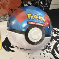 Pokemon Sword & Shield Booster Pack Poke Ball Tin 3 Packs 30 Cards - Image 1