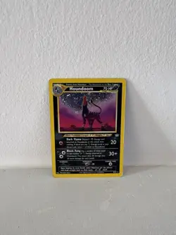 Houndoom 8/64 Neo Revelation Rare Vintage Pokemon Card 2000 WOTC - Image 1