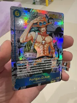 One Piece CCG Portgas D. Ace Op13-119 English Manga Sec AltArt Proxy Custom Card - Image 2