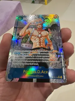 One Piece CCG Portgas D. Ace Op13-119 English Manga Sec AltArt Proxy Custom Card - Image 4