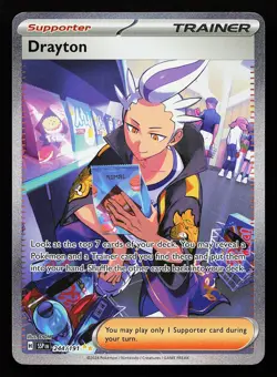 Drayton 244/191 Special Illustration Rare Surging Sparks Pokemon Card - Image 1