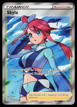 Skyla 072/072 Ultra Rare Shining Fates Pokemon Card - Image 1