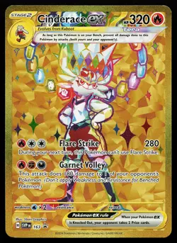Cinderace ex 163 Holo Scarlet & Violet Promo Pokemon Card - Image 1