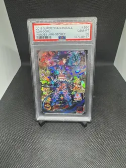 PSA 10 Son Goku 2019 Super Dragon Ball #sec Heroes UM8-Secret Card Japanese - Image 1