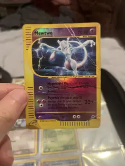 Pokemon TCG Cards Mewtwo 20/165 Expedition Reverse Holo Rare (PSA 1 PotentialU!) - Image 1