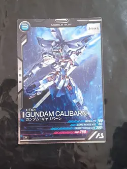 GUNDAM CALIBARN UTB06-013 Gundam Arsenal Base Card Witch from Mercury Foil - Image 1