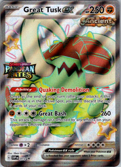 Great Tusk ex - 072 SVP SV: Scarlet & Violet Promo Cards Holo NM - Image 1