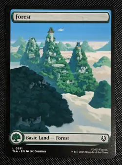 Forest (Full Art) | MTG TLA | Western Air Temple Basic Land Green Mana | NEW NM - Image 1