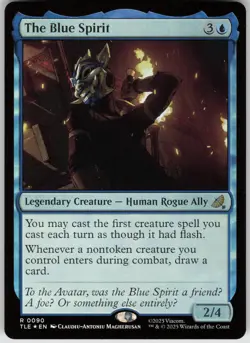 MTG The Blue Spirit Foil NM Avatar: The Last Airbender: Eternal-Legal Magic 90 - Image 1