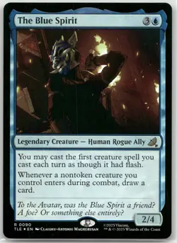 MTG The Blue Spirit Foil NM Avatar: The Last Airbender: Eternal-Legal Magic 90 - Image 1