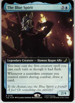 MTG The Blue Spirit Extended Art Foil NM Avatar: The Last Airbender: Magic 178 - Image 1