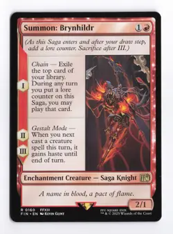 Summon: Brynhildr 0160 (R) MTG FINAL FANTASY (FIN) - Image 1