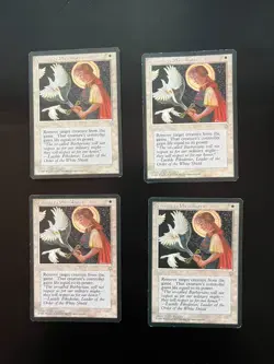 MtG - 4x Swords to Plowshares - Ice Age - 9333 - see pics for condition - Image 1