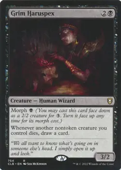 MTG Battle for Baldur's Gate - Grim Haruspex - Image 1