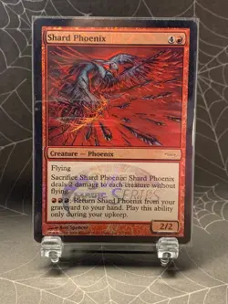 MTG Shard Phoenix JSS/MSS FOIL Promo Red Creature Magic the Gathering LP - Image 1