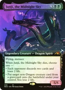 MTG Junji, the Midnight Sky – Extended Art Foil #456 Kamigawa NEO Fresh NM - Image 1