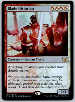 Blade Historian Foil R Strixhaven: School of Mages 165 NM - Image 1