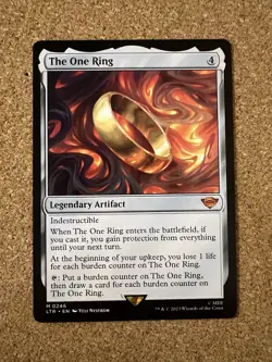 The One Ring Universes Beyond LOTR Tales of Middle-Earth MTG NM - Image 1