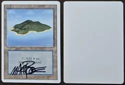 Signed MtG Magic Mark Poole Artist Proof _ Revised _ ISLAND [B] _ VHTF 1/100! - Image 1
