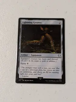 MTG Lightning Greaves- Lord of the Rings LTC NM - Image 1