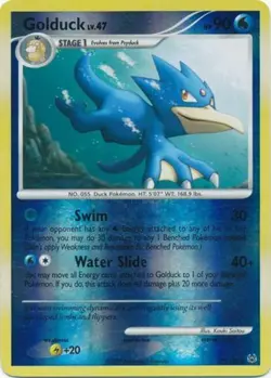 1x Golduck - 29/127 - Rare - Reverse Holo Lightly Played Pokemon Platinum - Image 1