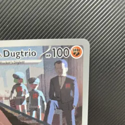 Pokemon TCG Team Rocket's Dugtrio 239/217 SV08 Rare Holo Stage 1 100HP - Image 3