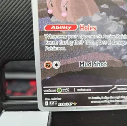 Pokemon TCG Team Rocket's Dugtrio 239/217 SV08 Rare Holo Stage 1 100HP - Image 4