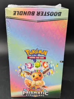 Pokemon SV8.5 Prismatic Evolutions Factory Sealed Booster Bundle Display Case - Image 1