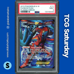 2013 POKEMON BLACK & WHITE PLASMA FREEZE #111/116 DEOXYS EX FULL ART PSA 9 - Image 1