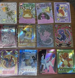 Pokemon Mixed Lot Non Tcg Mengka Eif Chinese id & more (40+ cards) See Pics - Image 1