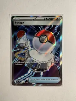 Switch 123/094 Full Art Trainer Holo ultra rare Pokemon TCG Phantasmal Flames - Image 1