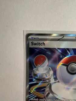 Switch 123/094 Full Art Trainer Holo ultra rare Pokemon TCG Phantasmal Flames - Image 5