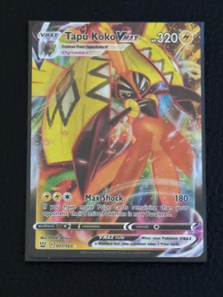 Pokemon TCG Tapu Koko Vmax 051/163 Battle Styles Holo Rare - Image 1