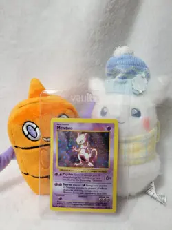 LP+ Shadowless Mewtwo Base Set Holographic Pokemon Card 10/102 - Image 1